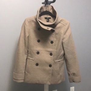H&M Double breasted peacoat Size 10